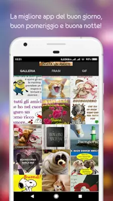 Immagini buongiorno Sera Notte android App screenshot 3